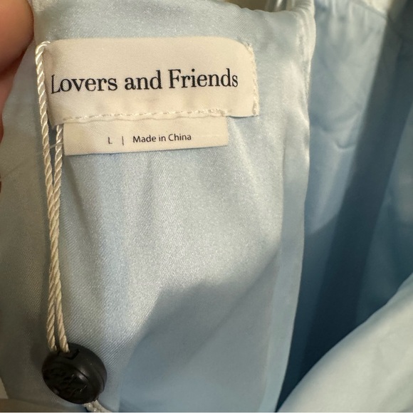 Revolve Lovers + Friends Bella Gown in Baby Blue - Picture 10 of 10